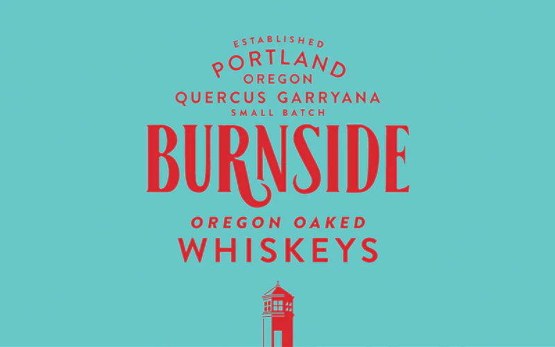 cropped image of Burnside Whiskey website