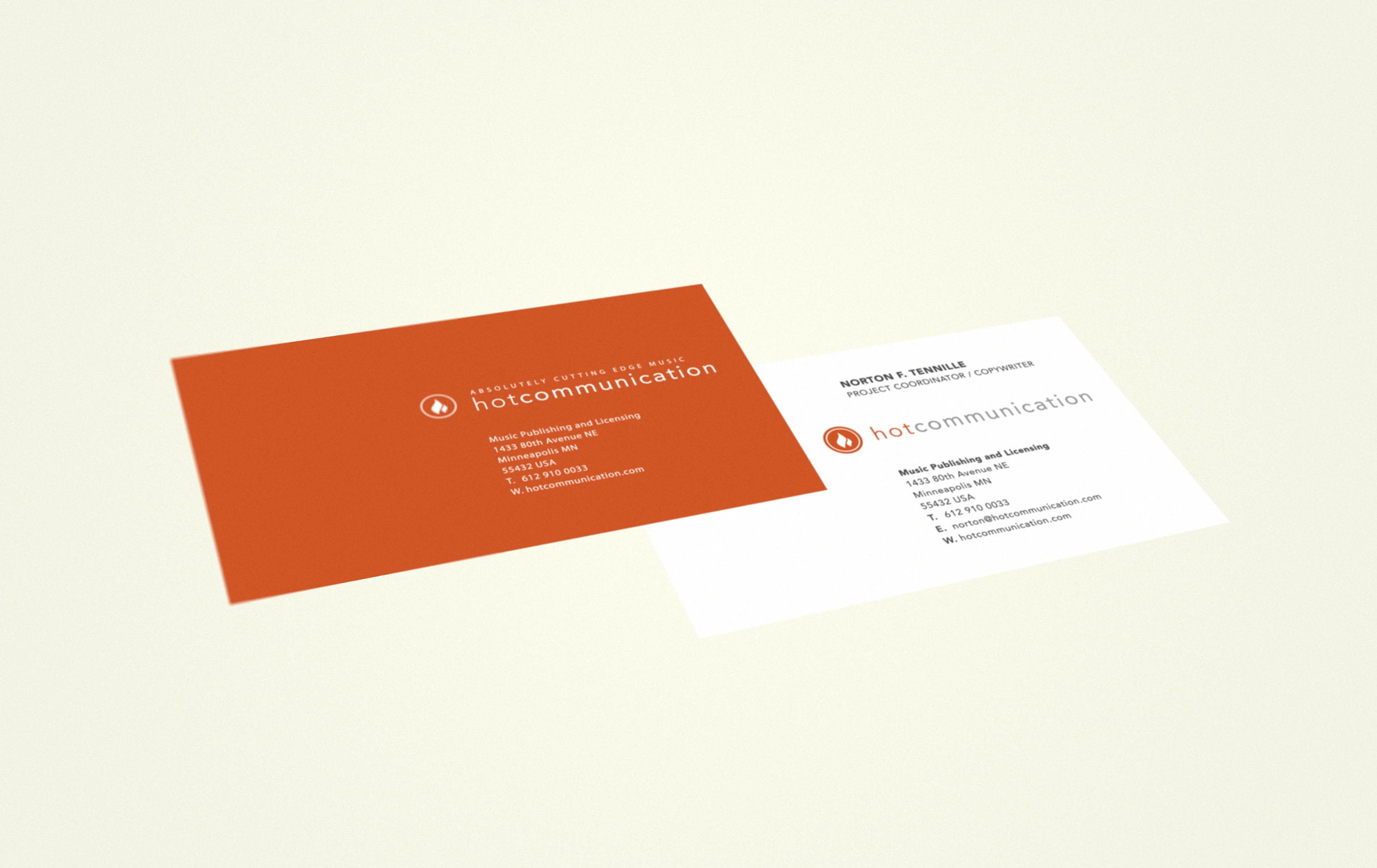 Hot Communication business card