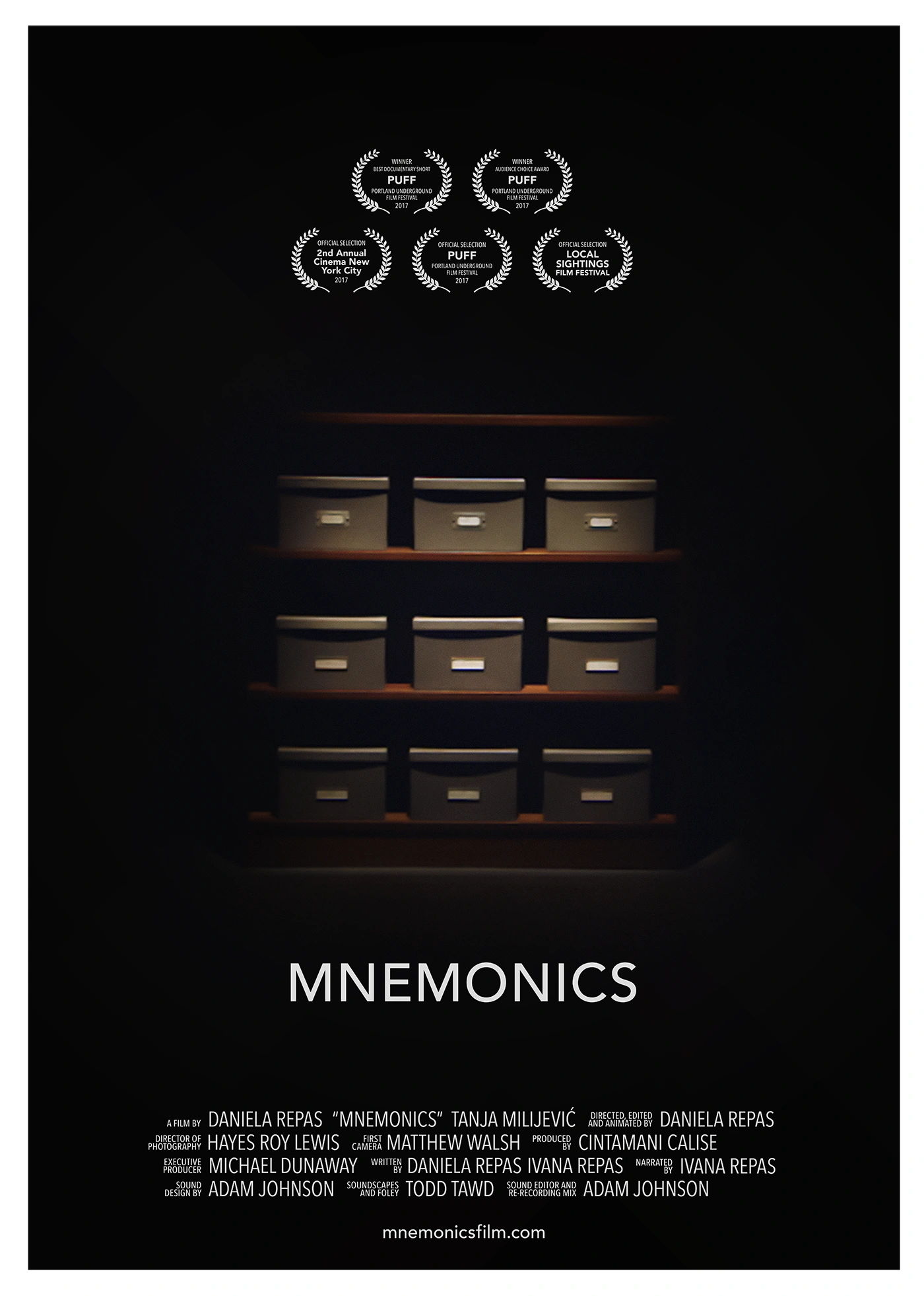 film poster design for Mnemonics