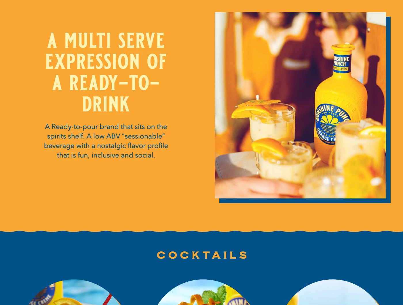 Sunshine Punch website screen capture